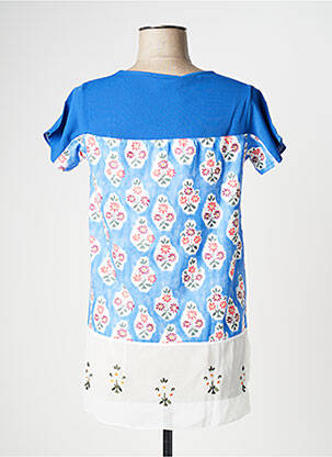 Top manches courtes manches courtes bleu LOLITAS&L femme