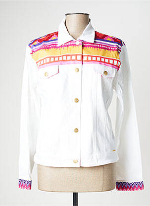 Veste casual poches blanc PAUL BRIAL femme