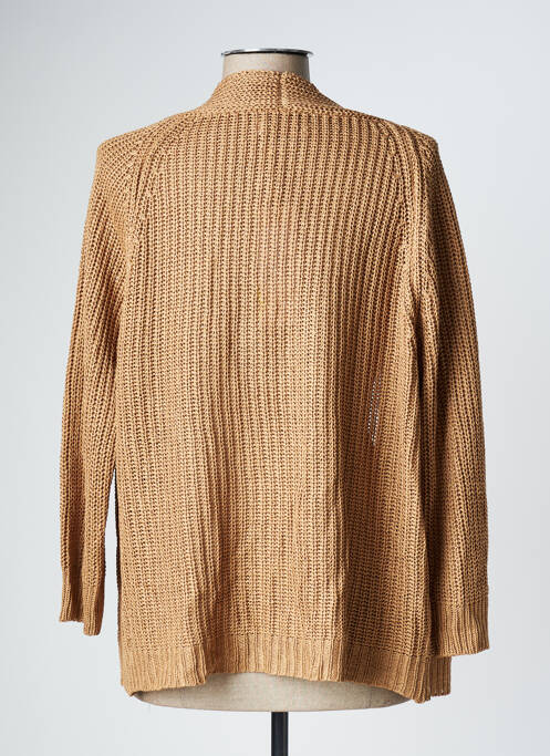 Gilet manches longues beige SIGNE NATURE pour femme