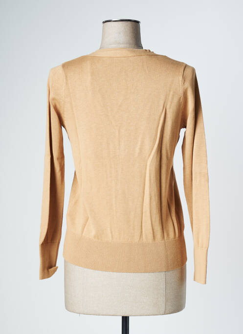 Gilet manches longues beige YAYA pour femme