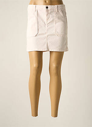 Jupe courte poches rose ACQUAVERDE femme