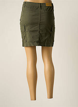 Jupe courte poches vert EMMA & ROCK femme