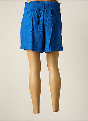 Short taille élastique taille haute bleu ÉTYMOLOGIE femme