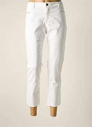 Pantalon 7/8 blanc EMMA & ROCK pour femme