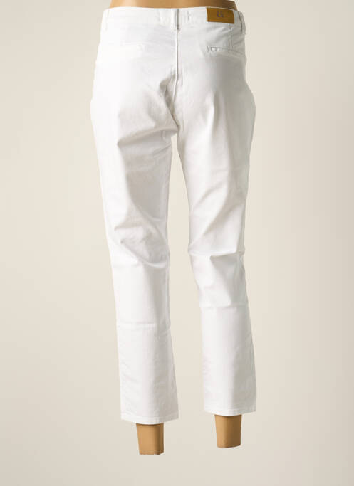 Pantalon 7/8 stretch taille normale blanc EMMA & ROCK femme
