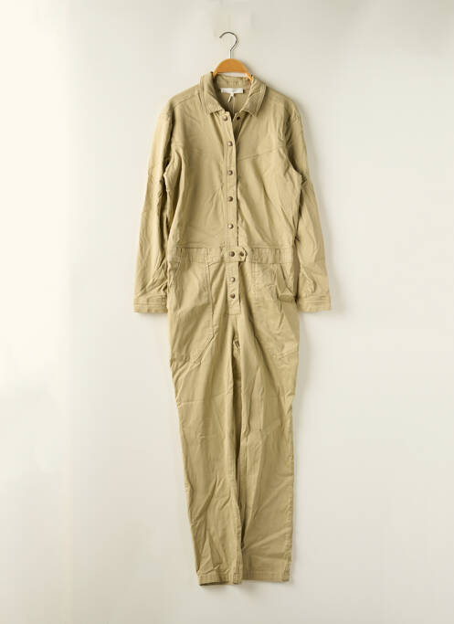 Combi-pantalon poches manches longues beige YAYA femme