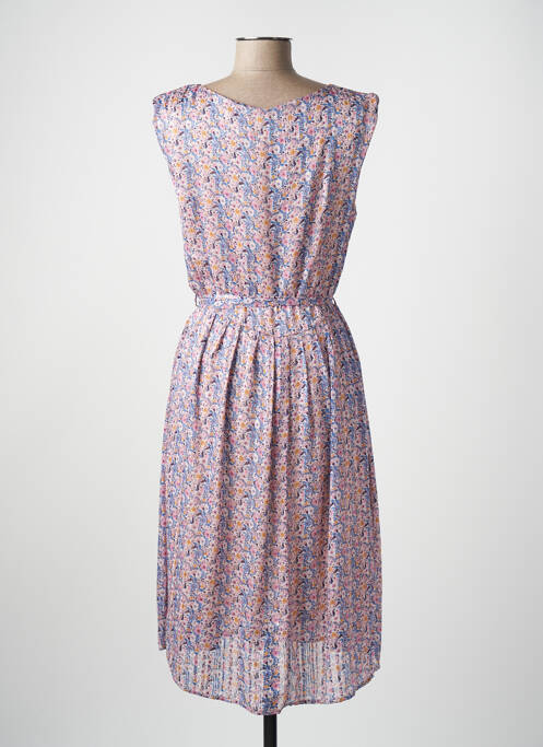 Robe mi-longue coupe fluide sans manche rose MOLLY BRACKEN femme