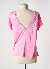 T-shirt rose MOLLY BRACKEN pour femme seconde vue