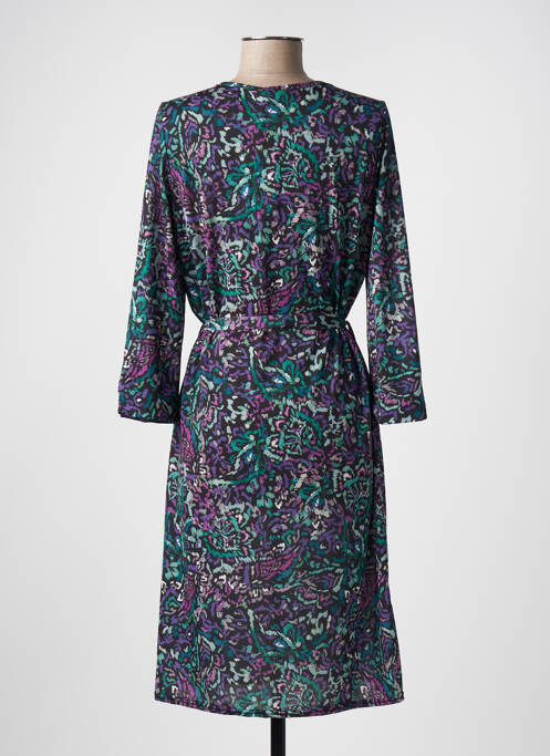 Robe mi-longue violet DIANE LAURY pour femme