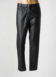 Pantalon slim stretch taille normale noir JULIE GUERLANDE femme