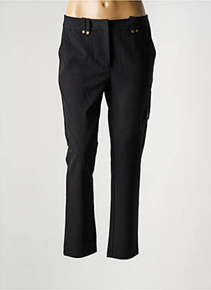 Pantalon cargo poches taille normale noir JULIE GUERLANDE femme