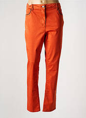 Pantalon droit orange DIANE LAURY pour femme seconde vue