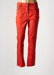 Pantalon droit orange DIANE LAURY pour femme seconde vue