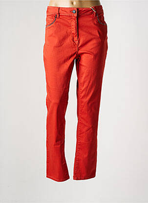 Pantalon droit orange DIANE LAURY pour femme