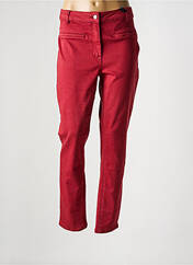 Pantalon droit rouge JULIE GUERLANDE pour femme seconde vue