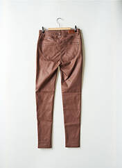 Pantalon slim marron JULIE GUERLANDE pour femme seconde vue