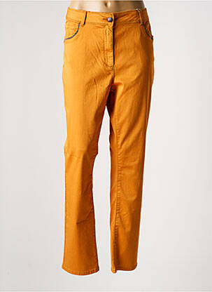 Pantalon slim orange DIANE LAURY pour femme