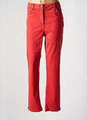 Pantalon slim rouge DIANE LAURY pour femme seconde vue