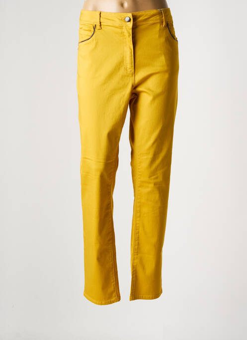 Pantalon slim jaune DIANE LAURY pour femme