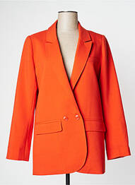 Blazer poches orange IDANO femme