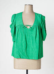 Blouse vert IDANO pour femme seconde vue