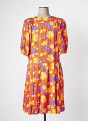 Robe mi-longue orange IDANO pour femme seconde vue