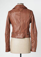 Veste en cuir marron OAKWOOD pour femme seconde vue
