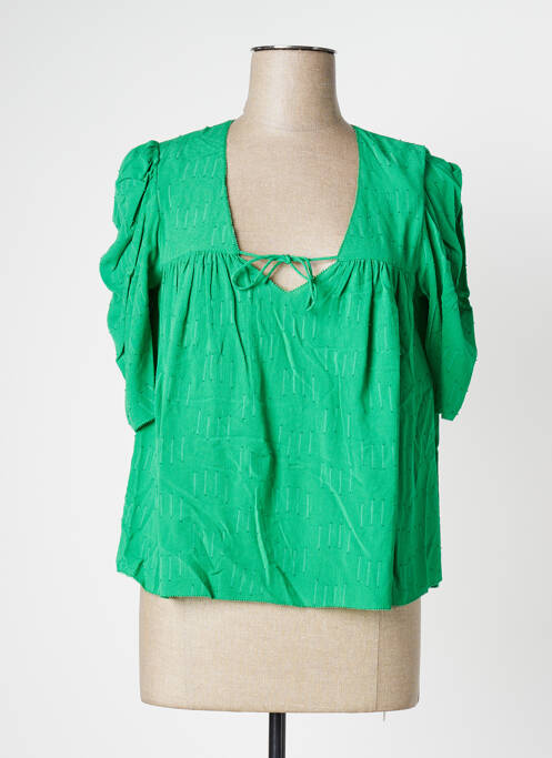 Blouse vert IDANO pour femme