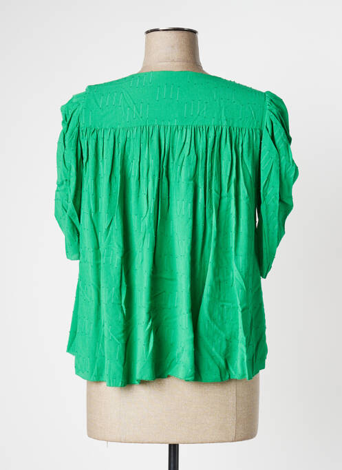 Blouse vert IDANO pour femme