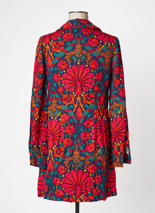 Robe courte rose IDANO pour femme