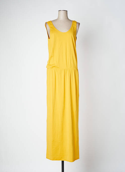 Robe longue jaune DROLATIC pour femme