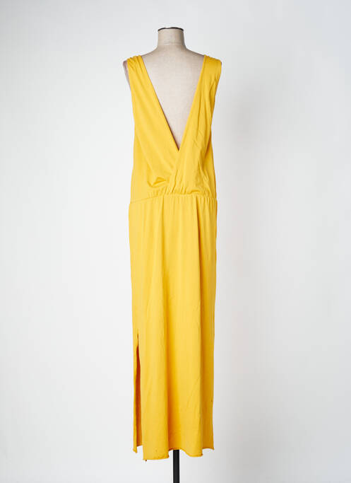 Robe longue jaune DROLATIC pour femme