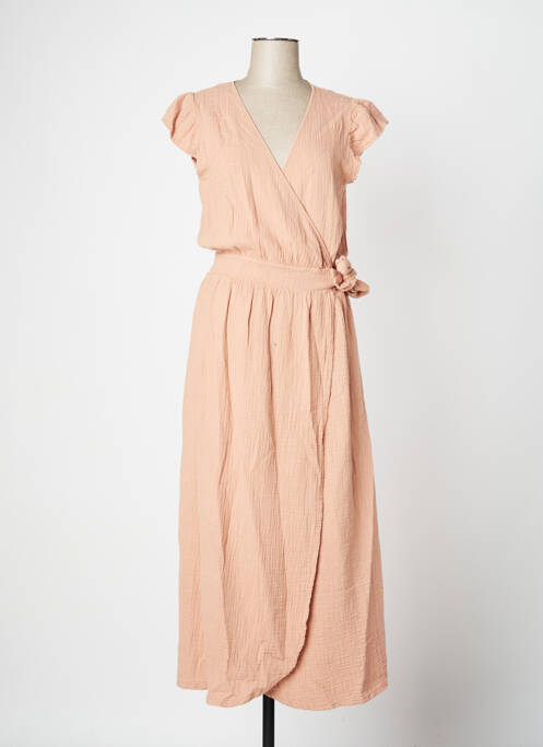 Robe longue rose DROLATIC pour femme