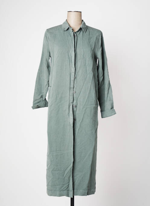 Robe mi-longue vert DROLATIC pour femme