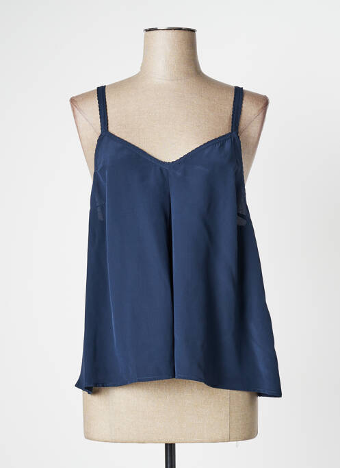 Top bleu IDANO pour femme