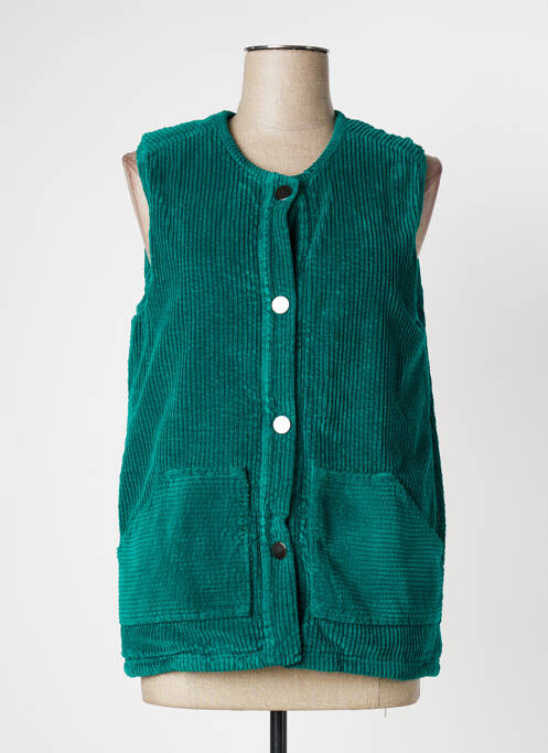 Veste casual vert DROLATIC pour femme