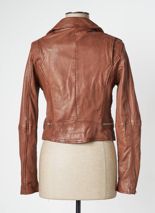 Veste en cuir marron OAKWOOD pour femme