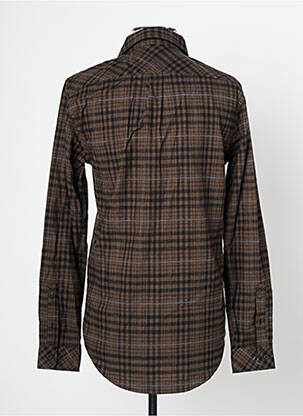 Chemise manches longues manches longues marron SAMSOE & SAMSOE homme