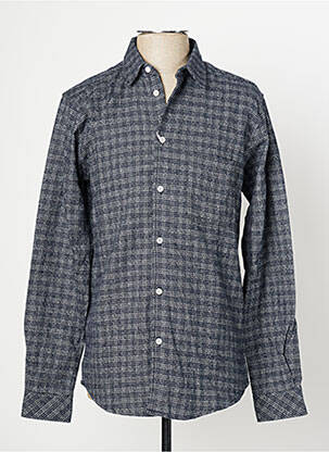 Chemise manches longues manches longues bleu SAMSOE & SAMSOE homme