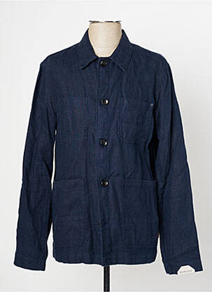 Chemise manches longues poignets boutonnés bleu DSTREZZED homme