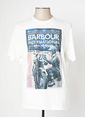 T-shirt blanc BARBOUR pour homme seconde vue