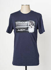 T-shirt bleu BARBOUR pour homme seconde vue