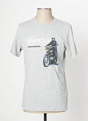 T-shirt gris BARBOUR pour homme seconde vue