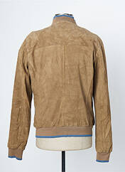 Veste en cuir beige OAKWOOD pour homme seconde vue