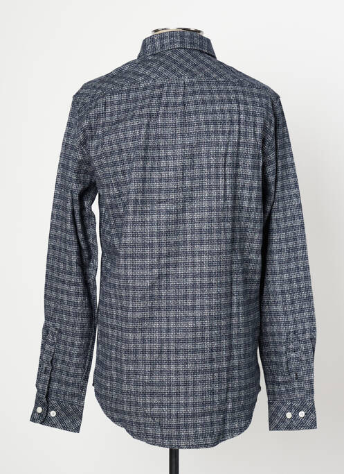 Chemise manches longues bleu SAMSOE & SAMSOE pour homme