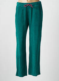 Pantalon droit taille élastique taille normale vert DROLATIC femme
