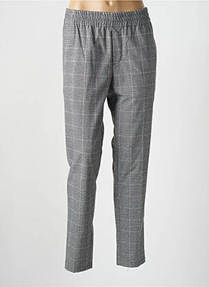 Pantalon slim taille élastique taille basse gris SAMSOE & SAMSOE femme