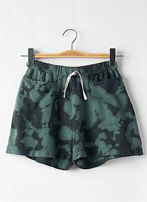 Short coupe droite taille haute vert DROLATIC femme