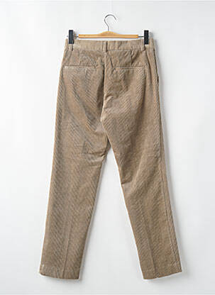 Pantalon chino fermeture zippée sous rabat avec crochet taille normale beige SAMSOE & SAMSOE homme