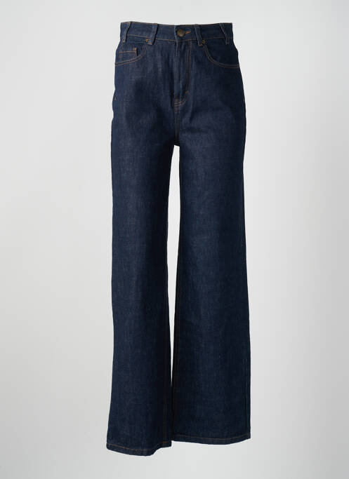 Jeans coupe large bleu IDANO pour femme